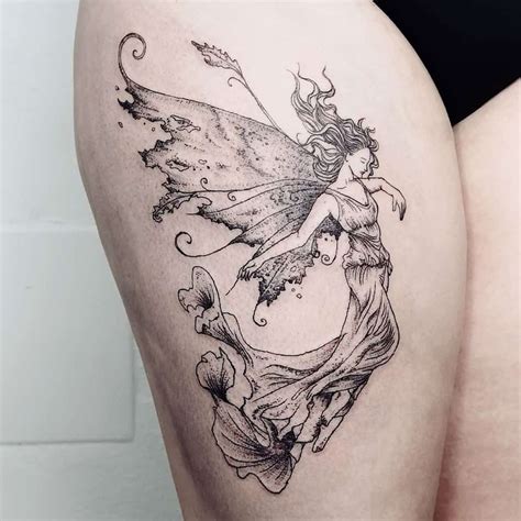 fairy tattoo drawings|fairy tattoos designs gothic style.